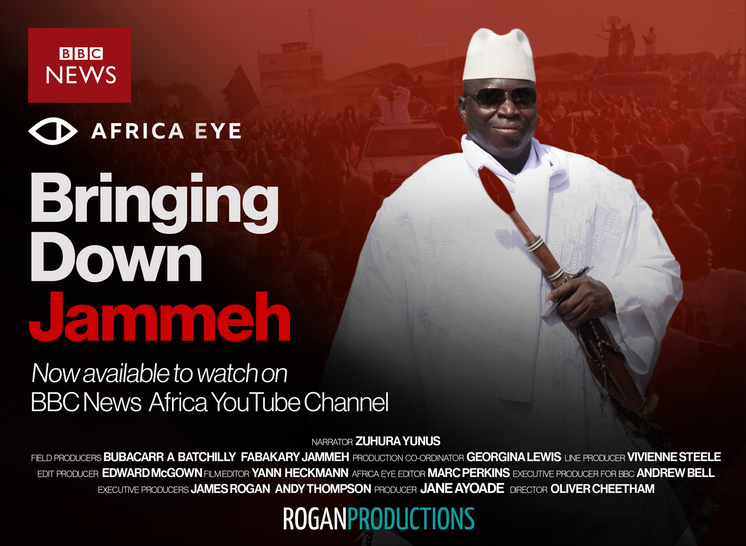 Bringing Down Jammeh – Now available to watch via YouTube